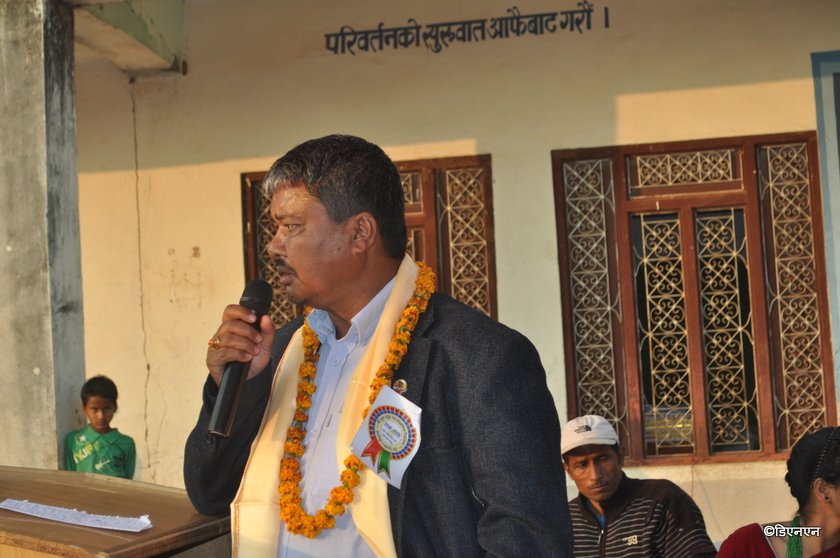   शिक्षकले राजनीति होइन, विद्यार्थीलाई शिक्षा दिनुपर्छ : सांसद चौधरी