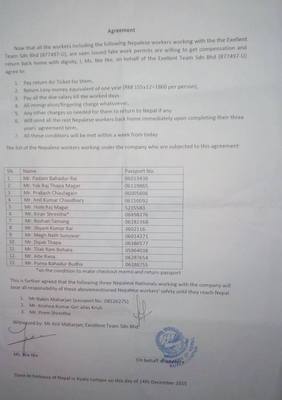   अवैधानिक रूपमा काम गर्न विवस झन्डै चार सय नेपालीको मञ्चको पहलमा उद्दार