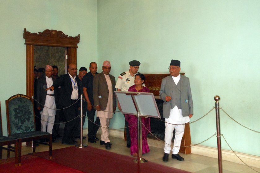   नारायणहिटी पुगे प्रम ओली