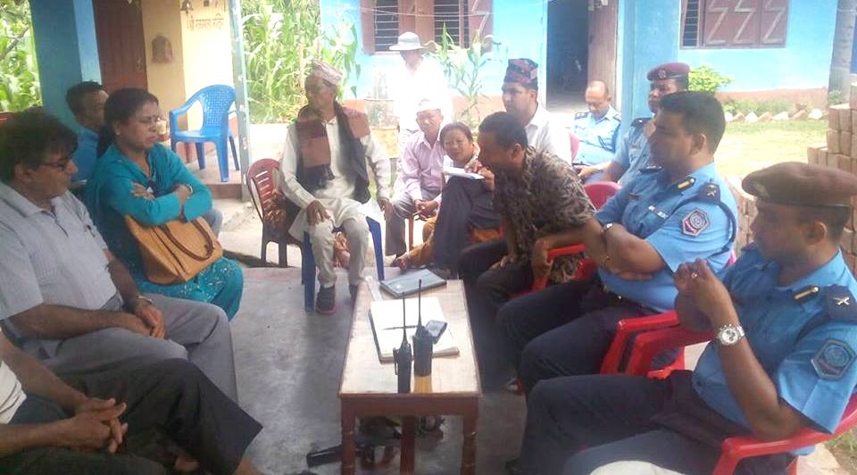   भाडामा बस्नेहरुको अभिलेख राख्दै प्रहरी