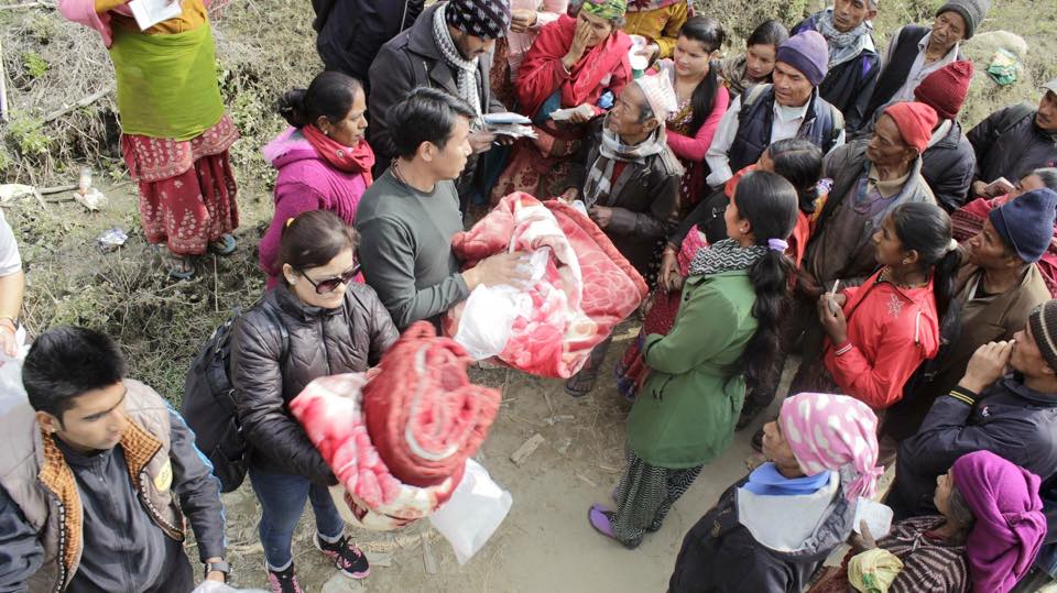   भूकम्प पीडितलाई ५४ सय थान कम्बल