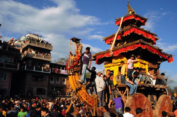 बिस्केट जात्रा २७ गतेबाट, भैरव भद्रकालीको रथ निर्माण सुरु