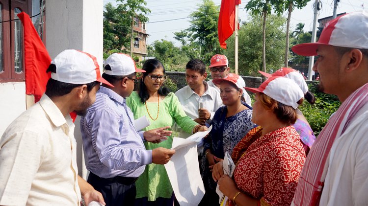   दमकमा नयाँ शक्ति र संघीय फोरमको संयुक्त प्रचार