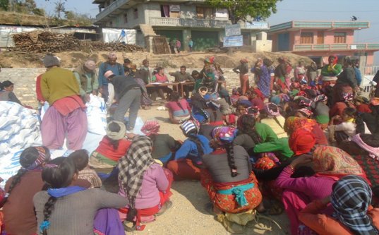   चामल वितरण, ३१ सय घरधुरी लाभान्वित