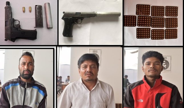   राजधानीबाट हातहतियार कारोबार गर्ने गिरोह पक्राउ
