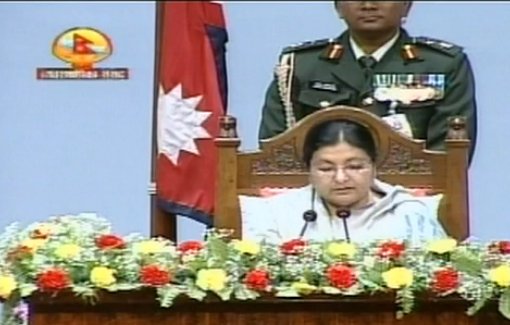   राष्ट्रपतिद्वारा सरकारको नीति तथा कार्यक्रम प्रस्तुत , मधेसी मोर्चाद्वारा बहिस्कार