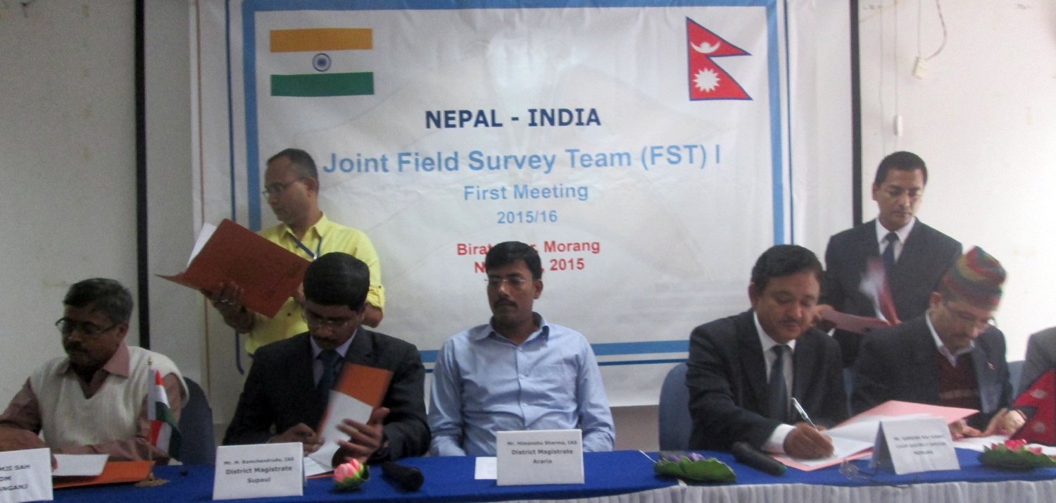   नेपाल–भारत सीमा सुरक्षा बैठक विराटनगरमा