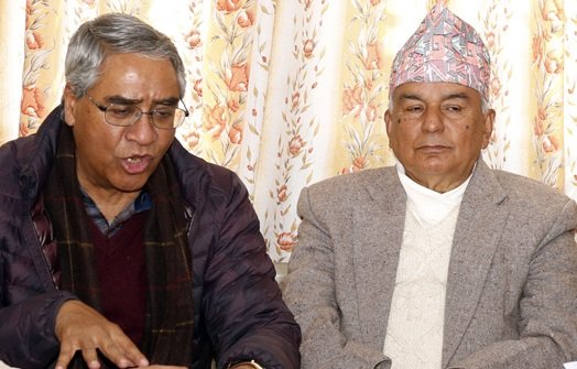   समूह बनाउने अन्तिम कसरतमा पौडेल र देउवा