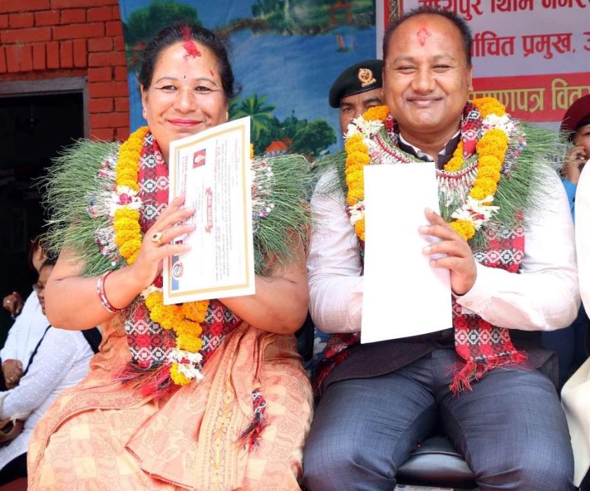   एमाले र नेमकिपाको कब्जामा स्थानीय तहको नेतृत्व
