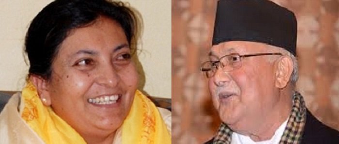   राष्ट्रपतिसँग प्रधानमन्त्रीको भेटवार्ता