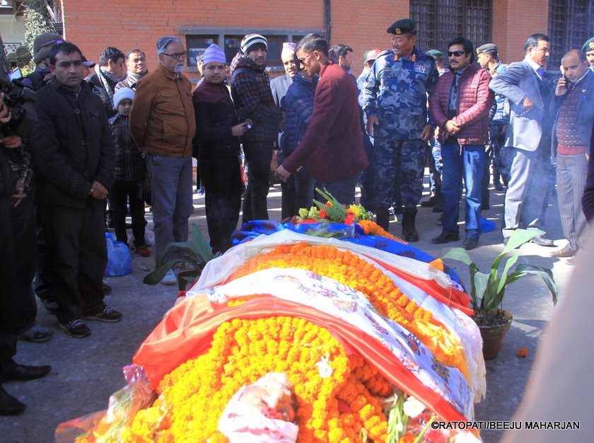   जनकलाकारलाई अन्तिम विदाई (फोटोफिचर)