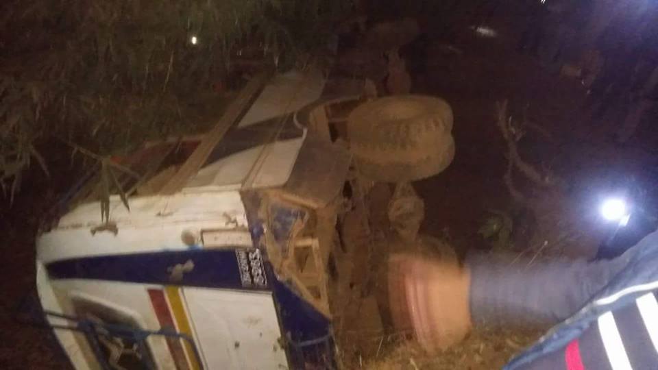   दाङको मसोट खोलामा बस दुर्घटना, तीनको मृत्यु, १७ घाइते