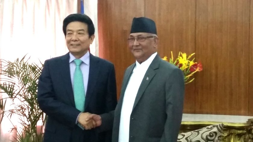   चीनमा भएको समझदारीबारे प्रधानमन्त्री र चिनियाँ सञ्चारमन्त्रीबीच छलफल