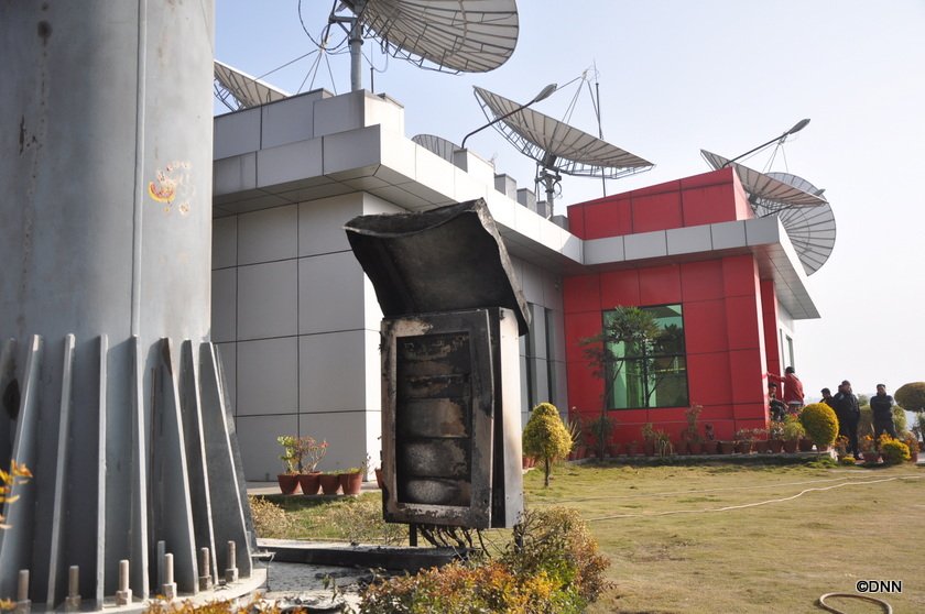   विप्लव माओवादीले आगजनी गराएपछि यस्तो देखियो डिसहोम