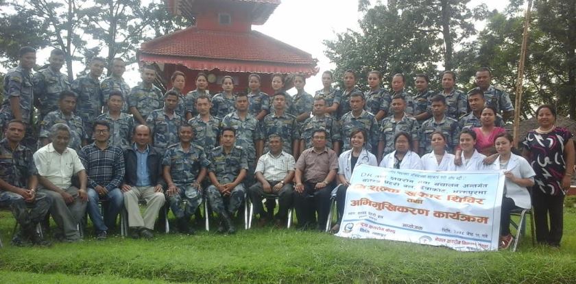   सशस्त्र प्रहरी बलमा खकार शिविर