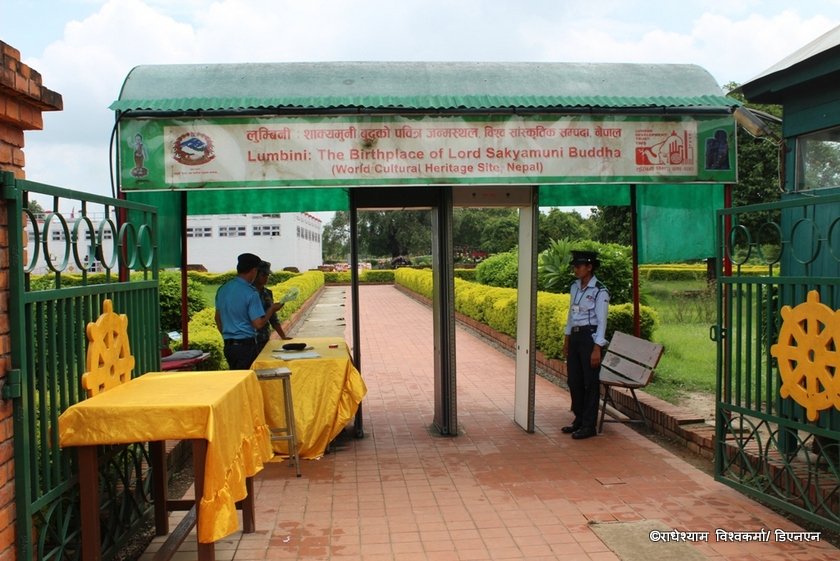 बन्दले लुम्बिनीमा पर्यटक घटे