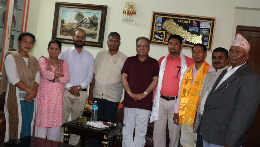   प्रचण्डले गराए राना र चन्दलाई माओवादी प्रवेश
