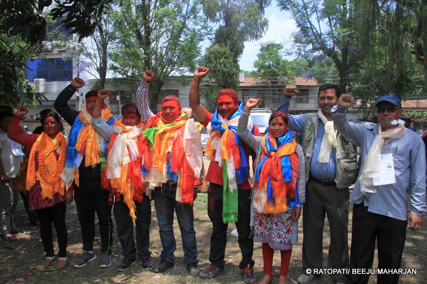   ललितपुर महानगरमा माओवादीको बिरलो उत्सव (फोटोफिचर)