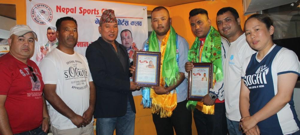   श्रेष्ठ र केसीलाई सम्मान