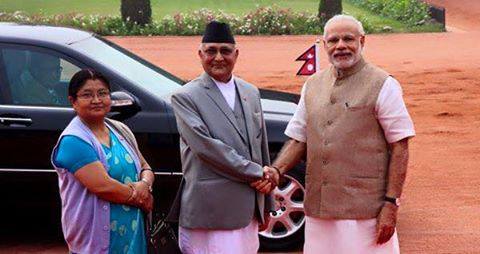   प्रम ओली र भारतीय समकक्षी मोदीबीच आज भेटवार्ता हुँदै