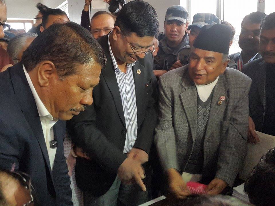   रामचन्द्रले उम्मेद्वारी दर्ता गराए, शशांक महामन्त्री, सितादेबी कोषध्यक्ष