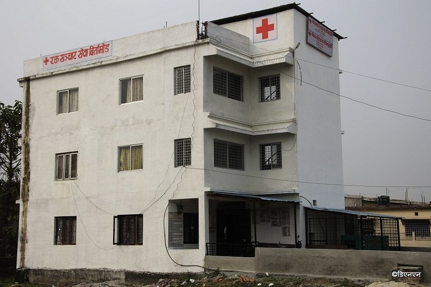   ५५ लाखमा रक्त सञ्चार भवन निर्माण, प्रम ओलीले उद्घाटन गर्ने