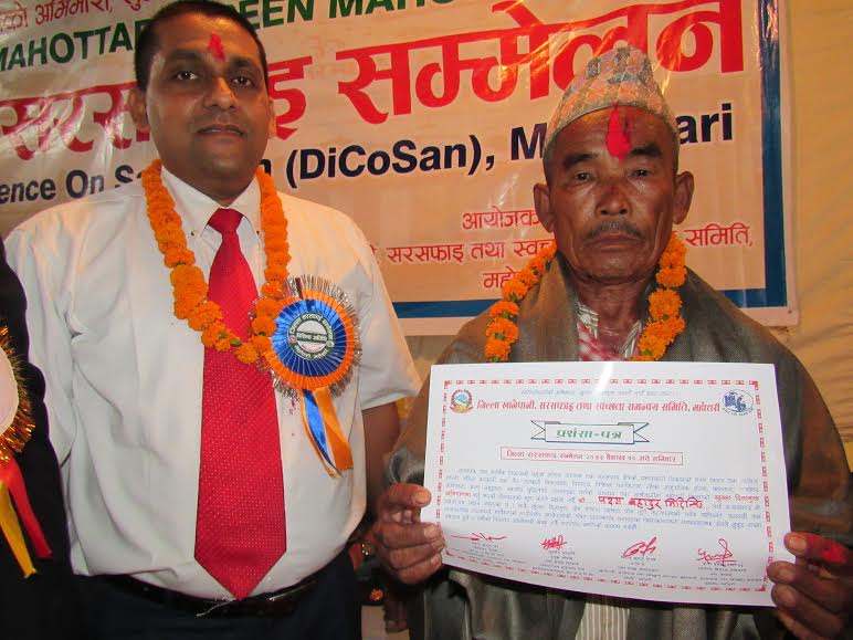  गोरु बेचेर चर्पी बनाउने  पदमबहादुर  सम्मानित