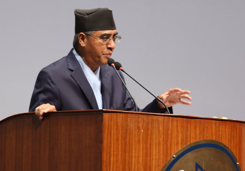   प्रधानमन्त्रीमा निर्वाचित हुनु अघि देउवाले भने, ‘प्रचण्ड म्यान अफ कमिटमेन्ट’
