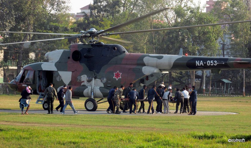 वीरगञ्जमा बाघको आक्रमणबाट चार प्रहरीसहित नौ जना घाइते