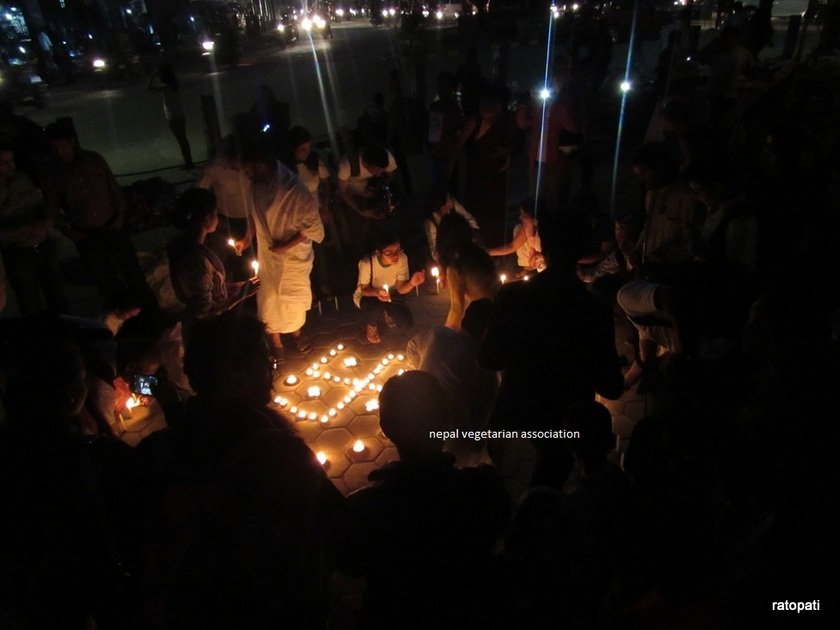   ०७२ मा मारिएका पशुपंक्षीलाई समेत दिइयो श्रद्वाञ्जली (फोटोसहित)