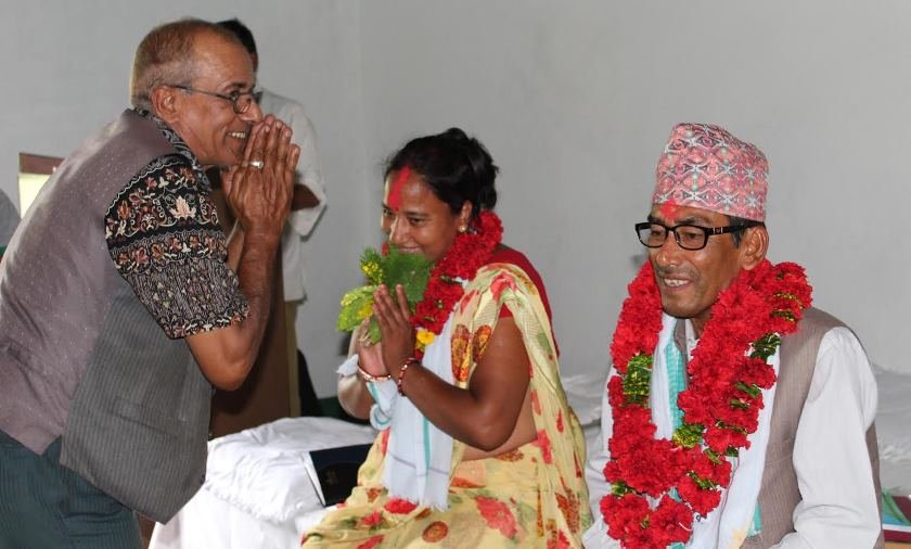   निर्वाचित जनप्रतिनिधिलाई अस्पतालको स्वागत