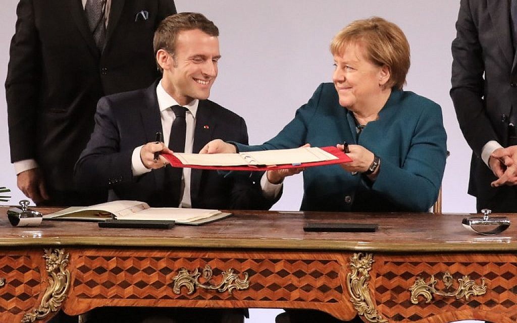 Franco-German treaty a step toward 'European army': Merkel