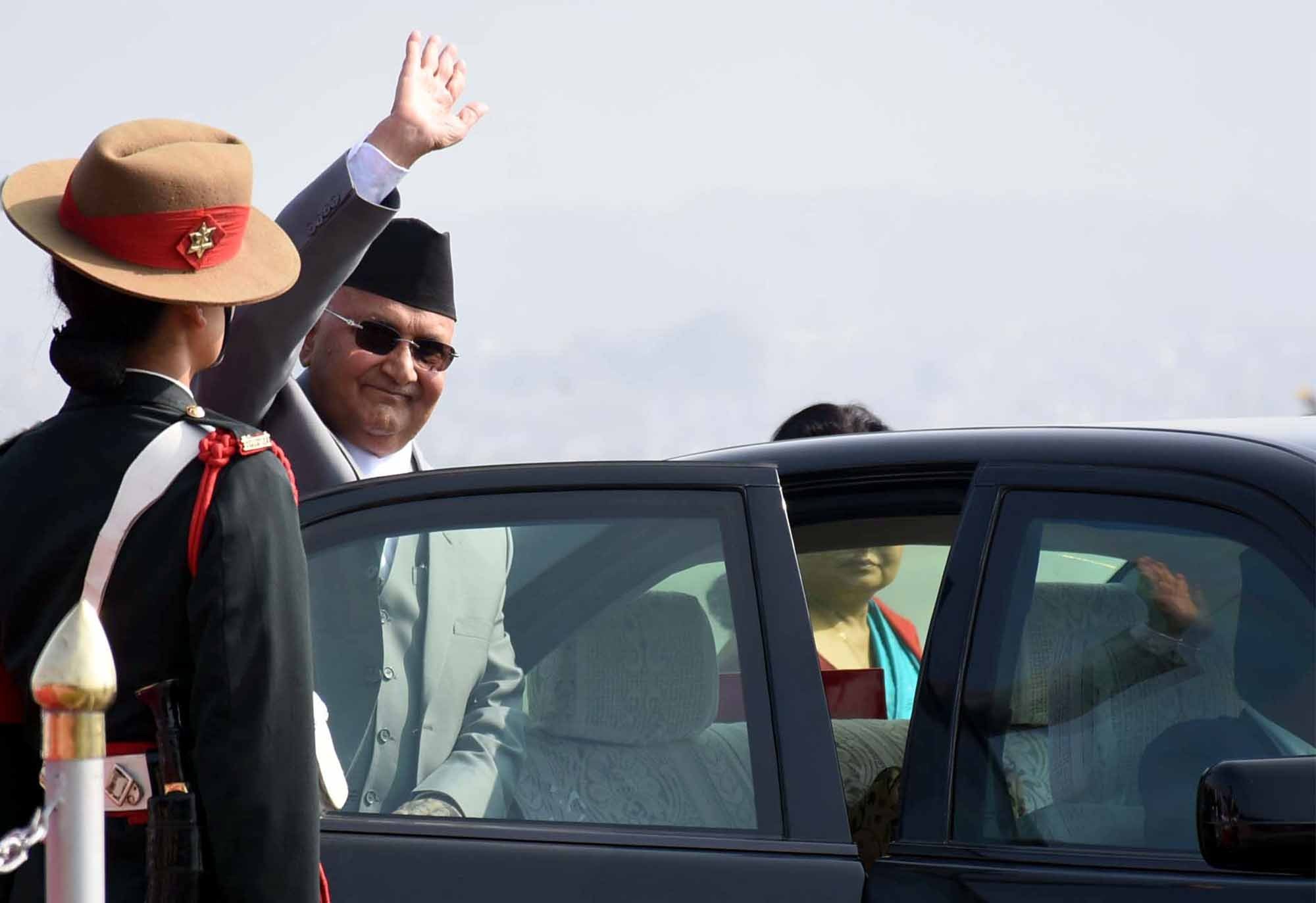 PM Oli leaves for Viet Nam and Cambodia
