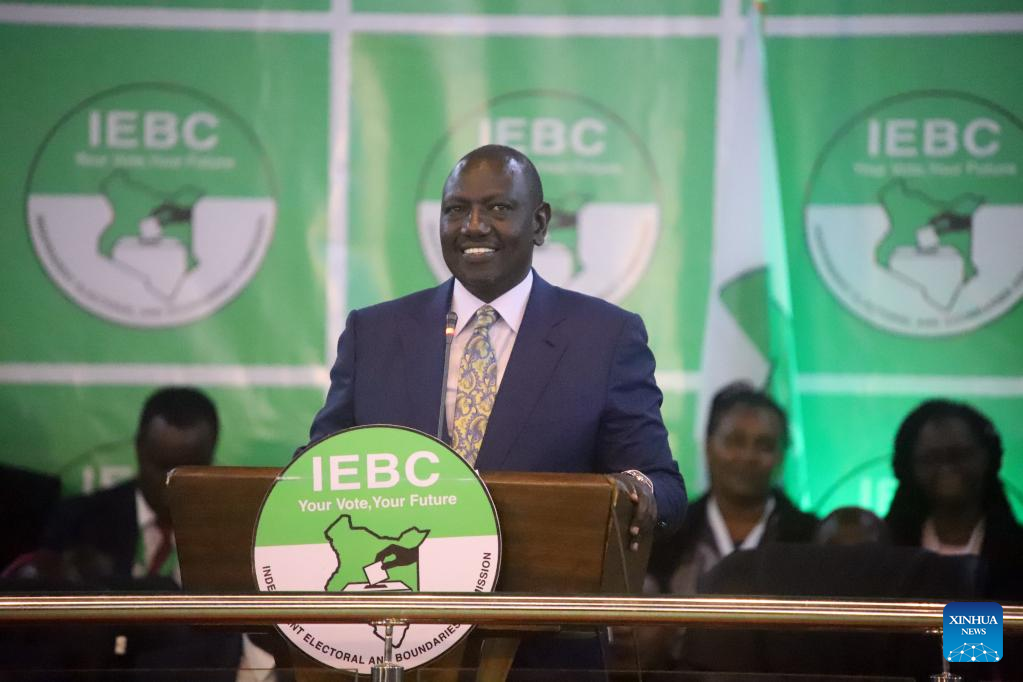 Kenya's Deputy President William Ruto declared election winner