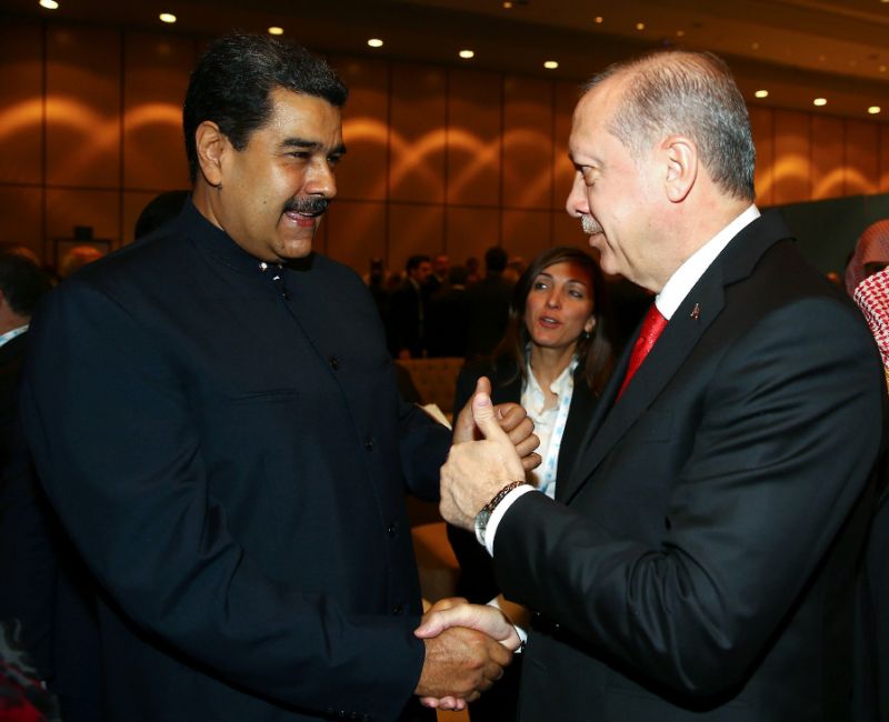Erdogan congratulates Maduro after controversial election win
