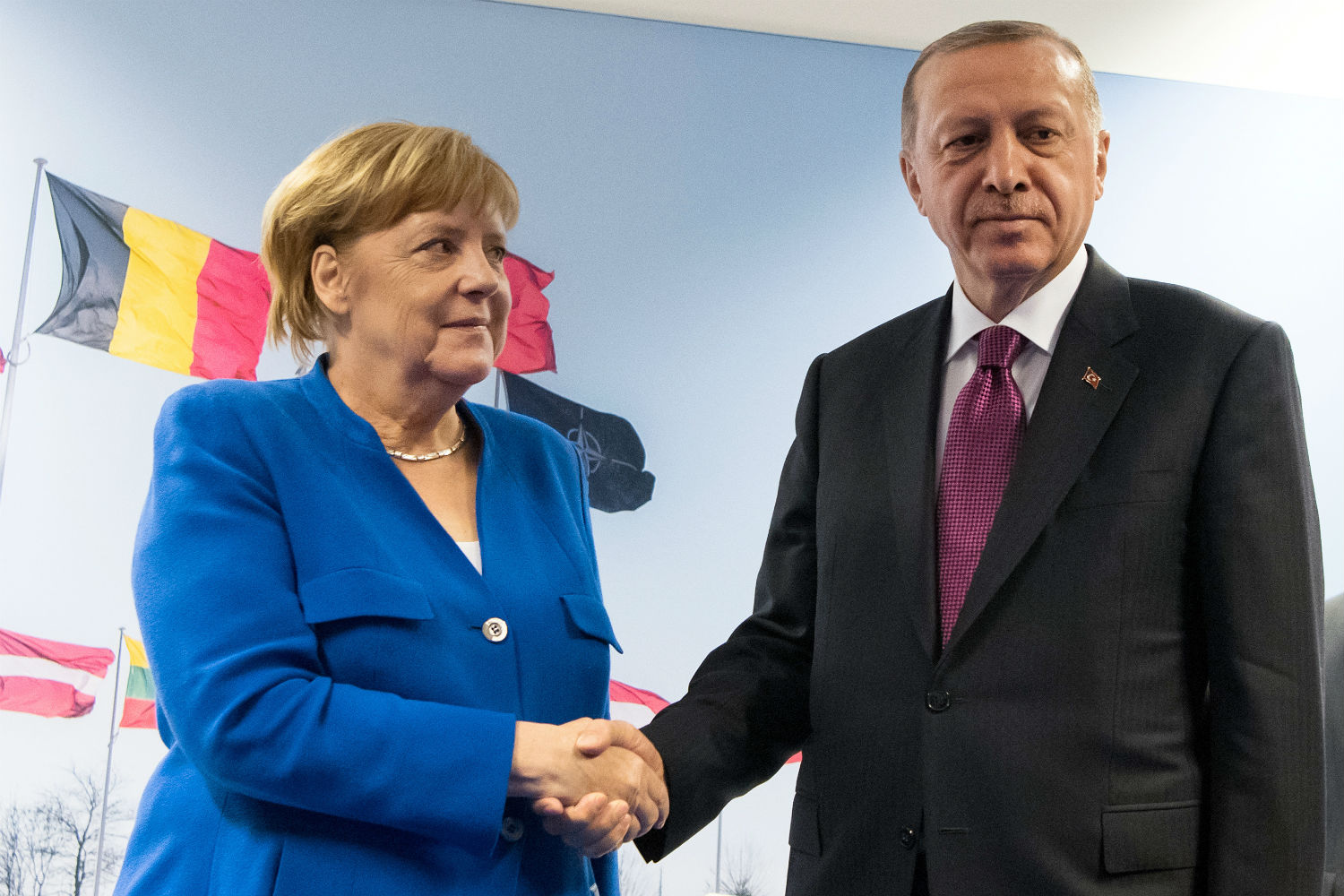 Erdogan, Merkel to meet amid tensions, protests