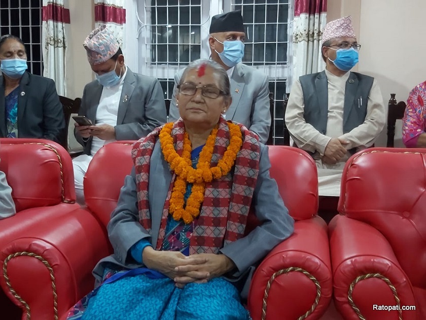 UML’s Ashta Laxmi Shakya sworn in as Bagmati Chief Minister