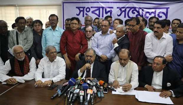 Bangladesh opposition says it will contest general election