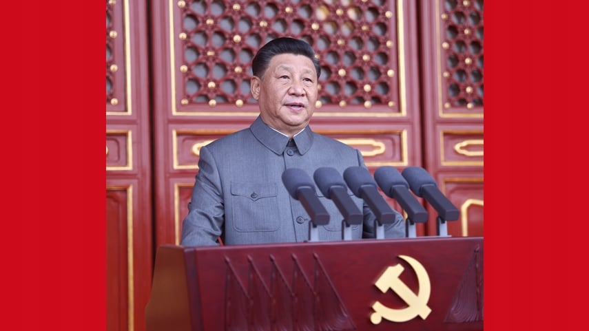 Chinese Prez Xi says Chinese people will never allow foreign bullying, oppressing, or subjugating