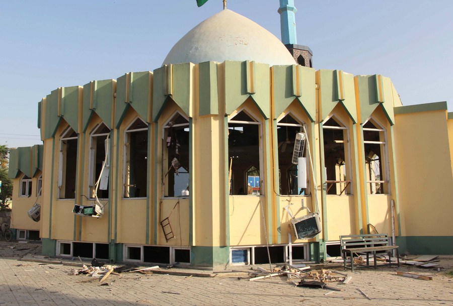 Death toll from Afghanistan's mosque suicide blast rises to 46