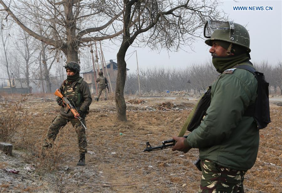 Trooper, 2 militants killed in Indian-controlled Kashmir gunfight