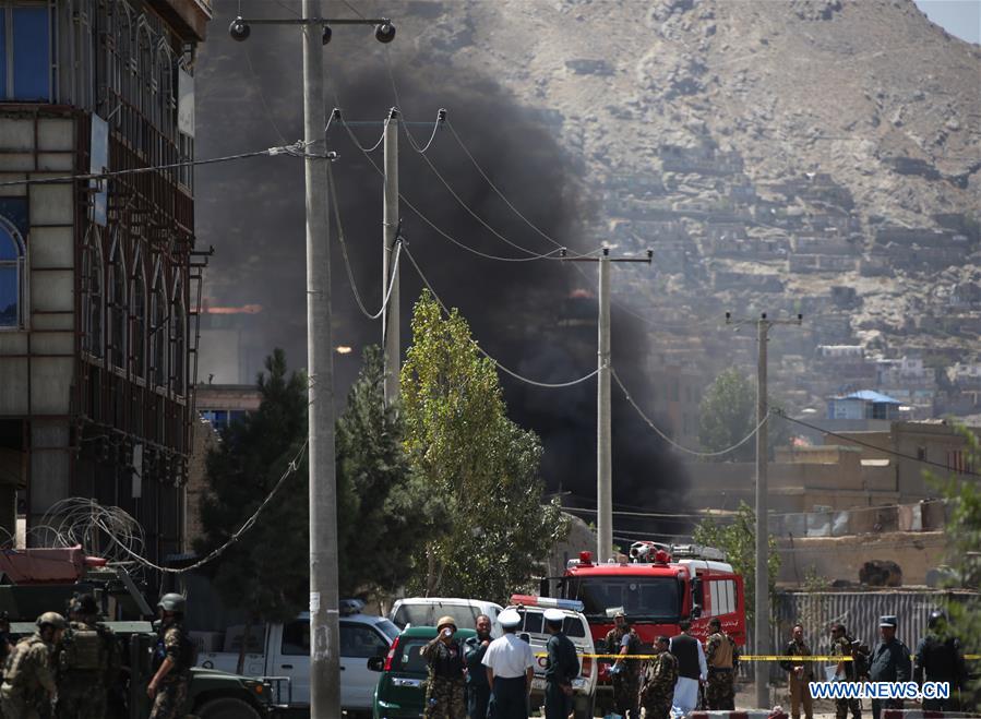 Attackers firing rockets on gov't buildings in Kabul killed, cleanup operation over