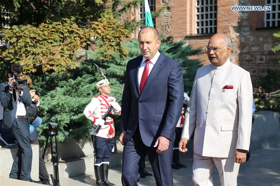 Indian president visits Bulgaria on ties