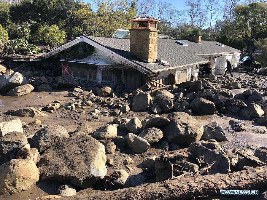 At least 17 dead as mudslides hit fire-ravaged Southern California