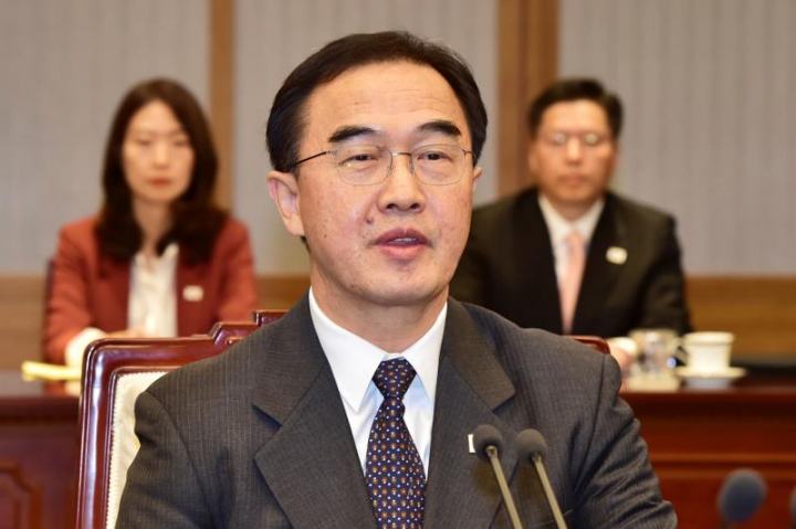 South Korea-unification minister visit-North Korea