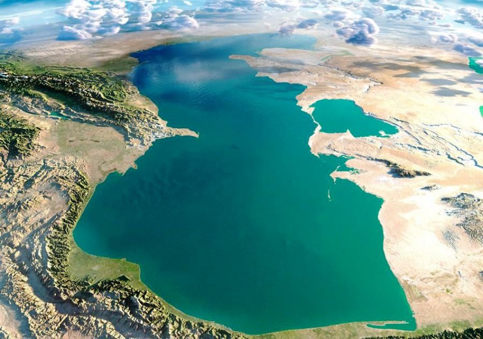 The Caspian Sea: rich in oil and gas and caviar
