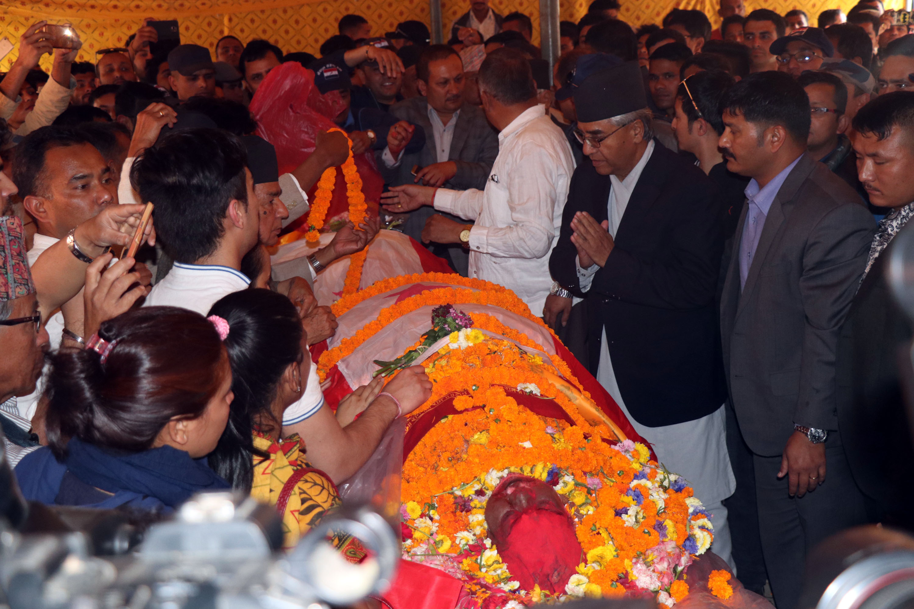 Leader Khadka's demise irreparable loss to country politics: NC President Deuba