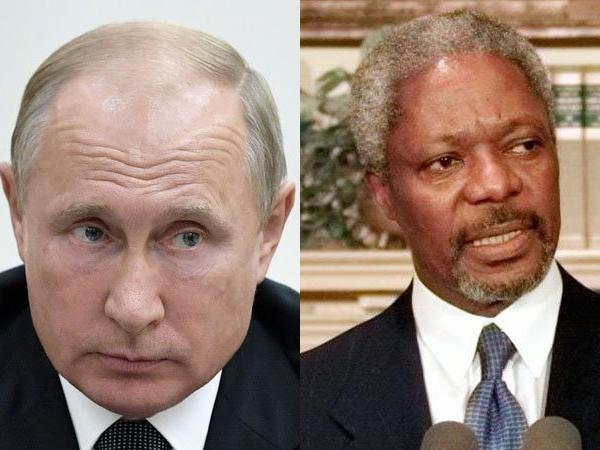 Putin hails Annan's 'wisdom and courage'