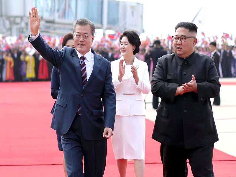 Moon landing: S. Korean leader arrives in Pyongyang for summit