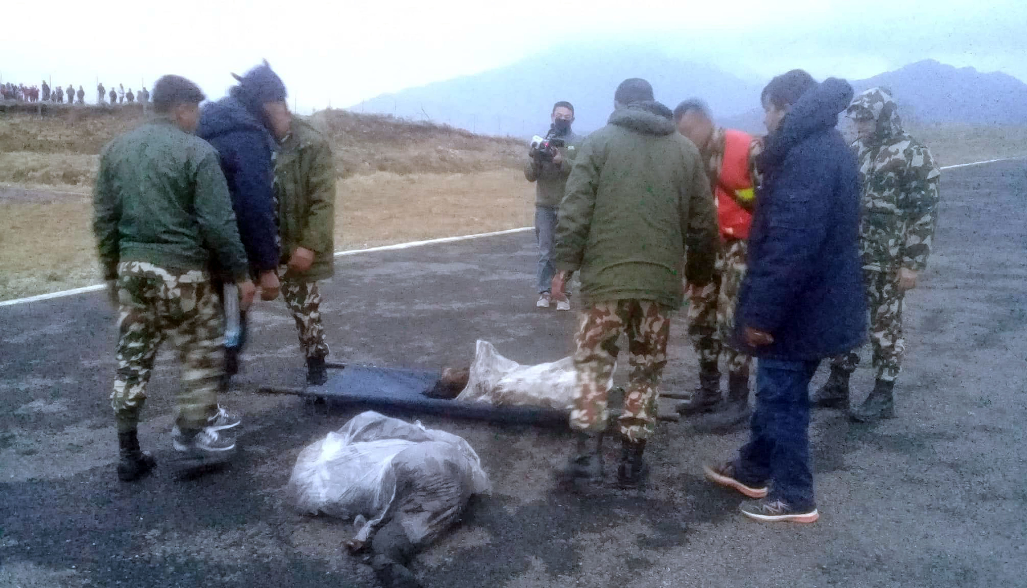 Dead bodies being airlifted to Kathmandu today